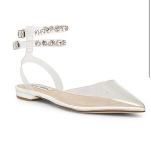 Steve Madden Clear Ballerina Flats